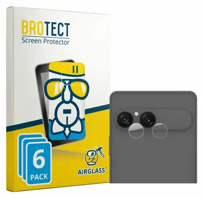 Produktbild von 6x BROTECT Schutzglas für Sony Xperia 10 VIII (NUR Kameraschutz) Schutzfolie Panzer Folie Glas Display Schutz klar