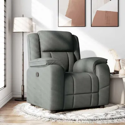 Produktbild von vidaXL Relaxsessel, Stoff, Dunkelgrau