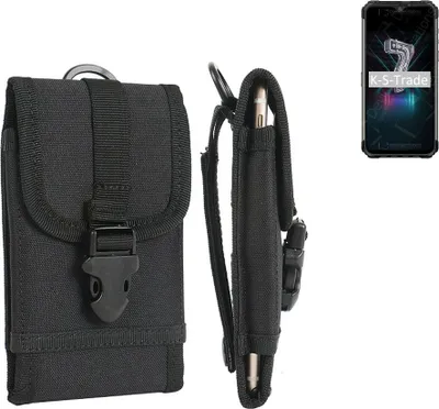 Produktbild von K-S-Trade Holster Handy Hülle kompatibel mit Ulefone Armor 7 Holster Handytasche Gürtel Tasche Schutz Hülle Robust Outdoor schwarz