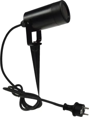 Produktbild von ChiliTec 22629 Gartenleuchte "KGL-110", schwarz 1,5m Kabel+Stecker, GU10-Sockel, IP44