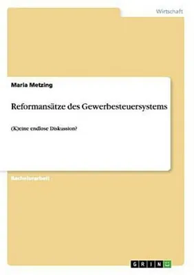 Produktbild von Reformansätze des Gewerbesteuersystems
