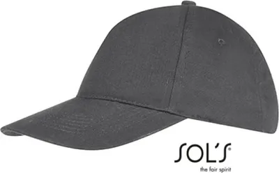 Produktbild von SOLs 88110 | Cap Sunny / Kappe / Mütze / Hut - Farbe: Dark Grey (Solid) - Größe: One Size