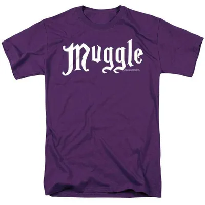 Produktbild von Harry Potter - "Muggles" T-Shirt für Herren/Damen Uni TV38942 (L) (Violett)