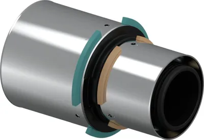 Produktbild von UPONOR S-Press, Verbundkupplung, red., PPSU, 63-50, 1 Stk.