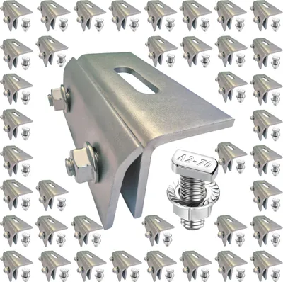 Produktbild von 40x Blechdachklemme Solar Montageset Hammerkopf 17,3