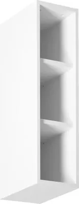 Produktbild von Regalhängeschrank 20 cm Küchenblock Küchenschrank, Provence W20o Weiß/Matt