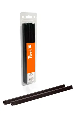 Image de Peach 510804 Peach Klemmschienen schwarz 8 mm 25Stk