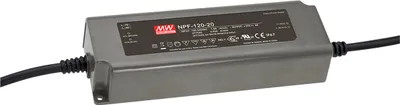 Produktbild von MEANWELL NPF-120-24, Installationsnetzteil, IP67 120W 24V 5A CV+CC