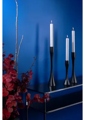 Obrázok produktu pre Fink LADY, lampa, hliník, prášková povrchová úprava, matná, čierna, dĺžka 7 cm, šírka 7 cm, výška 23 cm, hĺbka 7 cm, kód: 140256