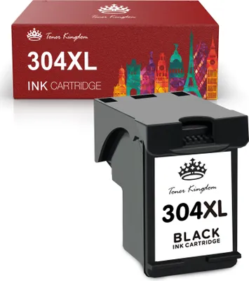Produktbild von [1x Schwarz=480 Seiten] 304XL TINTEPATRONEN für HP 304 304 XL DESKJET 2620 2630 3720 3730 3750 Envy 5000 5010 5030