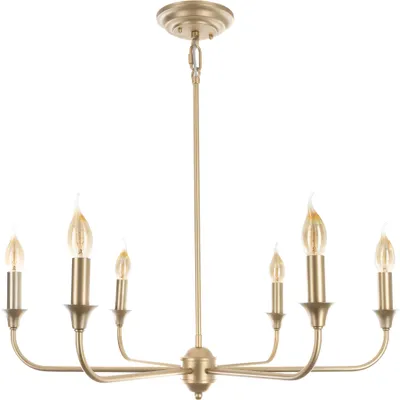 Produktbild von Kronleuchter Crafdeco - Gold Modernes Design Elegante Pendelleuchte für Wohnzimmer Esszimmerlampe Büro Stilvolles Hängeleuchte
