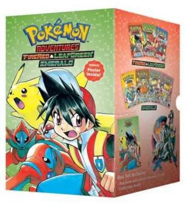 Immagine prodotto di Pokémon Adventures FireRed & LeafGreen / Emerald Box Set