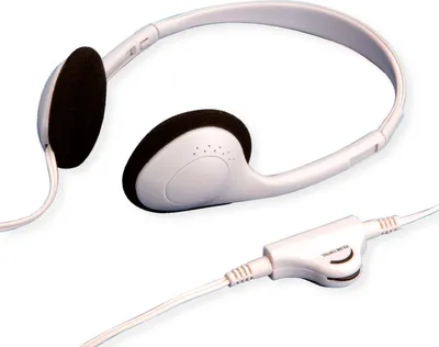 Produktbild von VALUE Stereo Kopfhörer mit Lautstärkeregler, grau