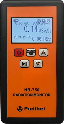 Produktbild von NR-750 Geigerzähler dosimeter Kern Strahlung Detektor Nuklearstrahlungsdetektor LCD-Display Radioaktiver Haushaltstester Geigerzähler β Y-Röntgenerkennung Schallvibrationen Licht Dreifachalarm Praktischer Nuklearstrahlungsdetektor