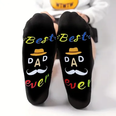 Produktbild von Lustige Socken Herren – Best Dad Ever | Geschenk für Papa & Vatertag, A0695
