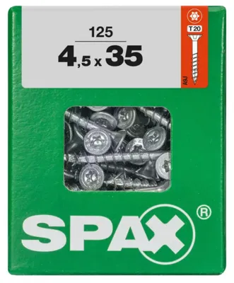 Produktbild von Spax Universalschrauben 4.5 x 35 mm TX 20 - 125 Stk.
