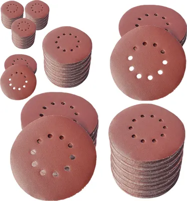 Produktbild von 25 x KLETT Schleifscheiben Ø225mm Körnung P240 Schleifblätter mit 10 Loch Exzenter Exzenter Trockenbauschleifer Langhals Schleifgiraffe BOHRFUX