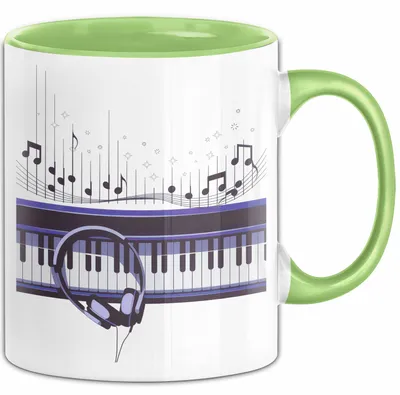Produktbild von Musiker Tasse Geschenk Lustige Geschenkidee Spruch Für Musik Schaffende (Grün)