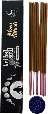Produktbild von Räucherstäbchenset + Keramikständer Mondritual Räucherstäbchen
