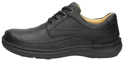 Image de Clarks Nature Three  Veterschoenen Laag - zwart - Maat 8