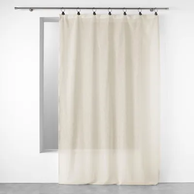 Voile-Vorhang mit Ösen, 140 x 240 cm, Natur