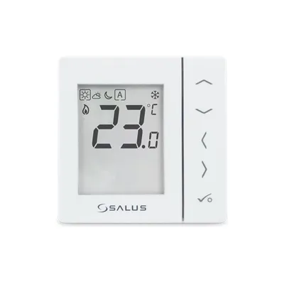 Produktbild von Salus Digitaler Raumthermostat, UP, Weiß, 230V, 3A Schaltstrom, 1 Stk.