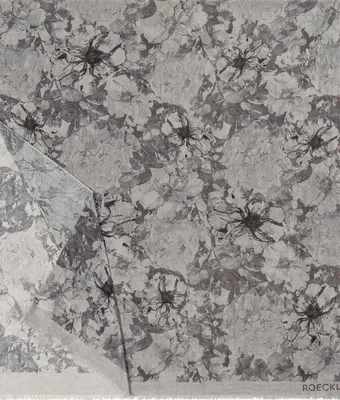 Produktbild von ROECKL Tuch Flower Wind Scarf Silvergrey grau