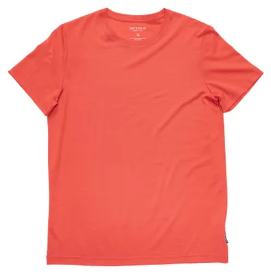 Obrázok produktu pre DEVOLD CLASSIC TEE MAN – Pánske tričko z merino vlny – CAYENNE CAYENNE M