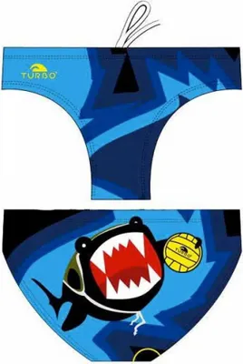 Image de Maillot de bain Turbo Shark Bleu 11-12 ans Garçons Bleu 11-12 ans