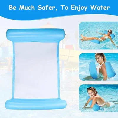 Produktbild von Aufblasbares 4in1 Schwimmbecken Vlotter Wasserliege aufklappbar leicht