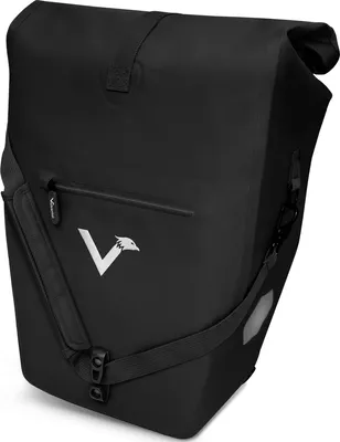 Produktbild von Valkental® ValkOcean 2in1 Fahrradtasche, 100% Wasserdicht - 23-28L - schwarz