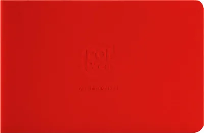 Produktbild von Clairefontaine 10x Skizzenheft 17x11cm, 24 Blatt weiß Rot 60341C