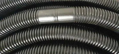 Produktbild von Poolschlauch schwarz 38mm mit Muffen, 13,50m Meterware Schwimmbadschlauch Spiralschlauch Pool-Flex