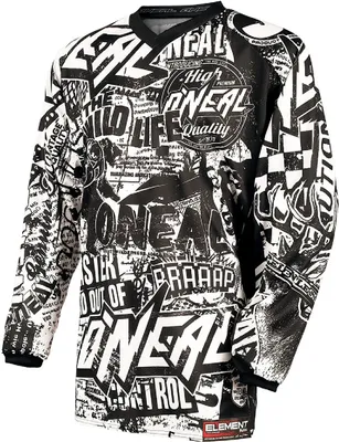 Produktbild von O'NEAL Kinder Jersey Element Wild Youth, Schwarz, medium