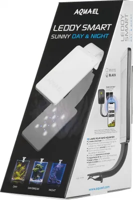 Produktbild von Aquael LEDDY SMART 4,8W PLANT DAY & NIGHT schwarz - LED-Beleuchtung