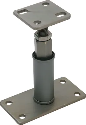 Produktbild von Pfostenträger Stützenschuh höhenverstellbar 160x80x140/200mm 1 Stück massiv Stahl