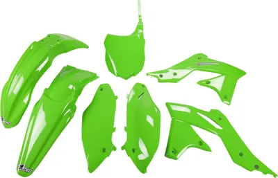 Zdjęcie produktu dla Ufo Kawasaki Kxf 250 2013-2016 Kakit219-026 Plastikbausatz Grün Grün Grün Jeden rozmiar