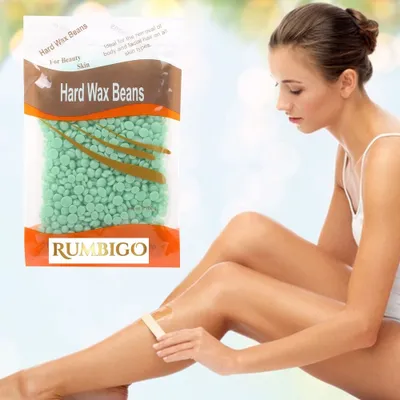 Zdjęcie produktu dla RUMBIGO Naturalny Wosk Twardy w Granulkach 500g Odkryj Jedwabiście Gładką Skórę bez Wyrzeczeń! Profesjonalna Depilacja Bezpaskowa