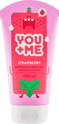 Produktbild von YOU ME Strawberry Gleitmittel mit saftigem Erdbeeraroma, 150 ml