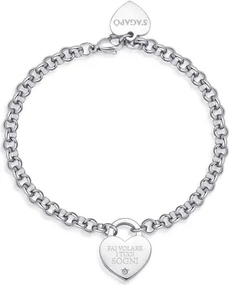 Produktbild von Armbanden   Mit Anhängern Charms Sagapò Silber   Kollektion Be My Always - frau