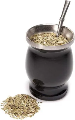 Immagine prodotto di Tazza in acciaio inossidabile per yerba mate con coperchio termico.
