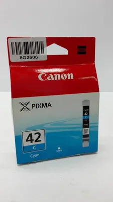 Produktbild von Canon CLI-42C Tinte Cyan, Standardertrag, Foto zyan, Tinte auf Farbstoffbasis, 1 Stück(e), 600 Seiten