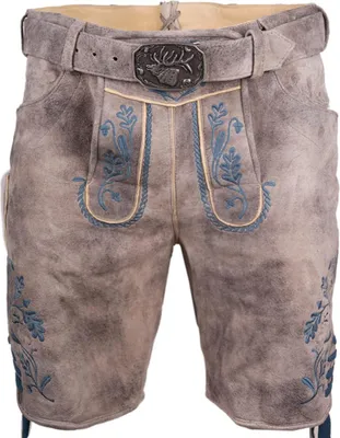 Produktbild von Lederhose Garvin oxford St blau antik wild Keder 54