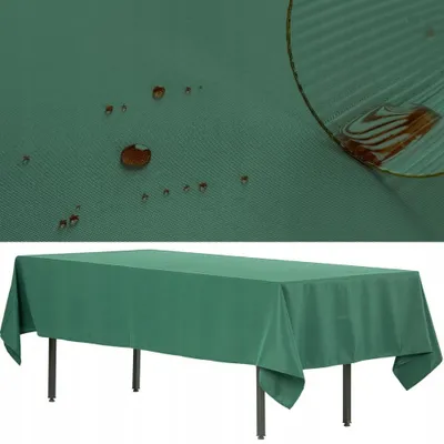 Produktbild von Fleckenabweisender, Rechteckiger, Dicker Tischdecke 280 X 170 Cm, Grün, Für Bankett-Tische