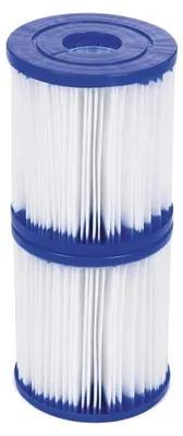 Produktbild von Bestway Flowclear™ Filterkartuschen Gr. I, Doppelpack, 8,0 x 9,0 cm