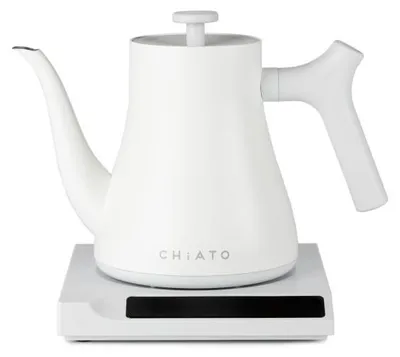 Produktbild von CHiATO flowPLAY Classic Elektrischer Wasserkocher, 0.6 l - Weiß