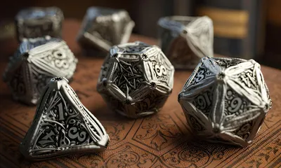 Produktbild von Metal Call of Cthulhu Dice Set (7)