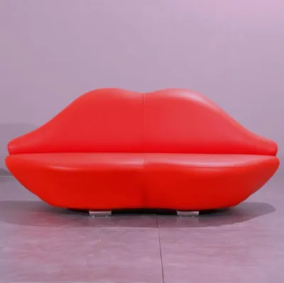 Produktbild von Lippen Sofa 2 Sitz Polster Modern Relax Sitz Luxus Möbel Sofas Couch Zweisitzer
