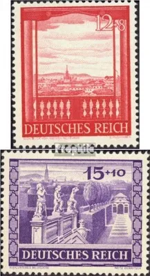Produktbild von Briefmarken Deutsches Reich 1941 Mi 804-805 (kompl.Ausg.) gestempelt Wiener Messe