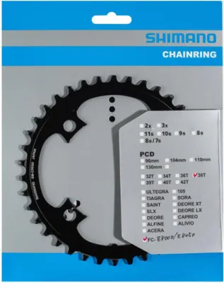 Produktbild von Shimano SM-CRE80 Kettenblätt 104 BCD 38T